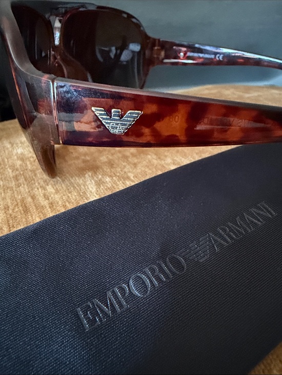 Emporio Armani Other - Emporio Armani Brown Gradient Aviator Sunglasses